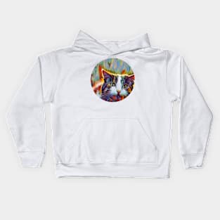 Cute floppy cat Kids Hoodie